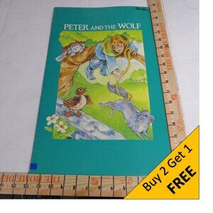 Peter and the Wolf BIG BOOK (almost 2 feet tall) Classroom Size
